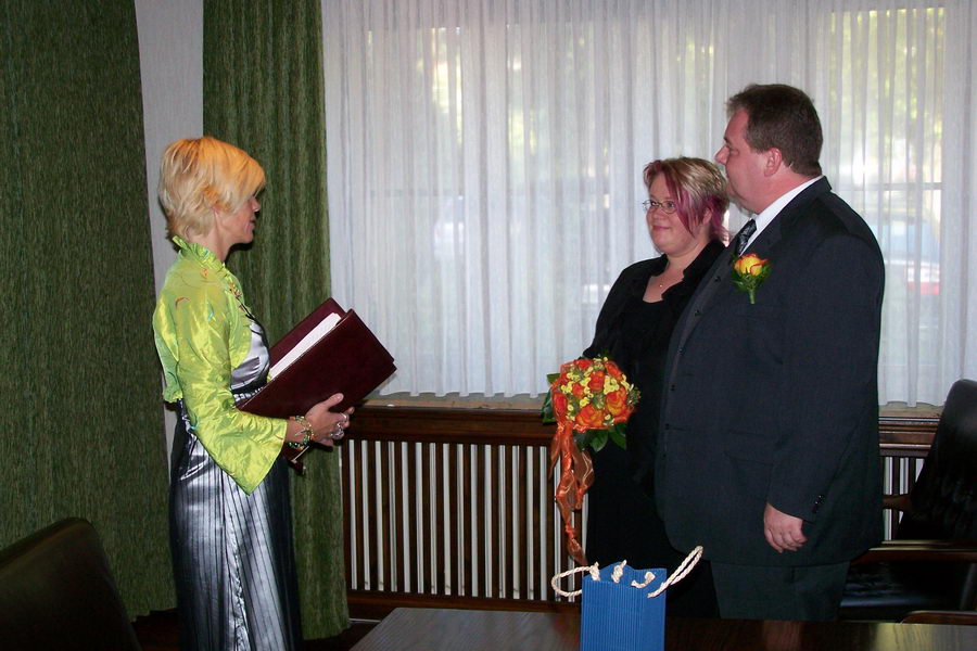 20.9.2007: Hochzeit von Christina und Stefan Fassoth